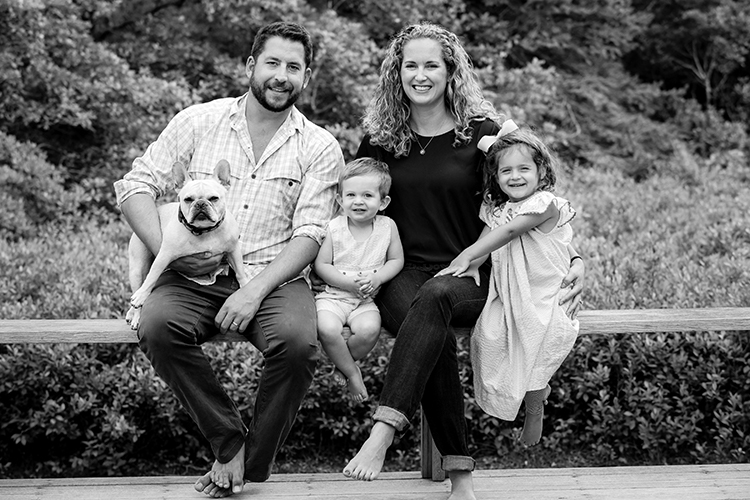 Dr Rosenthal with his family