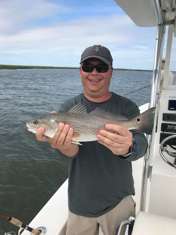 Dr Rose with a fish