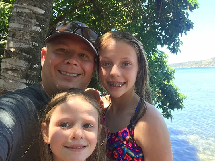 Dr Rose with his kids